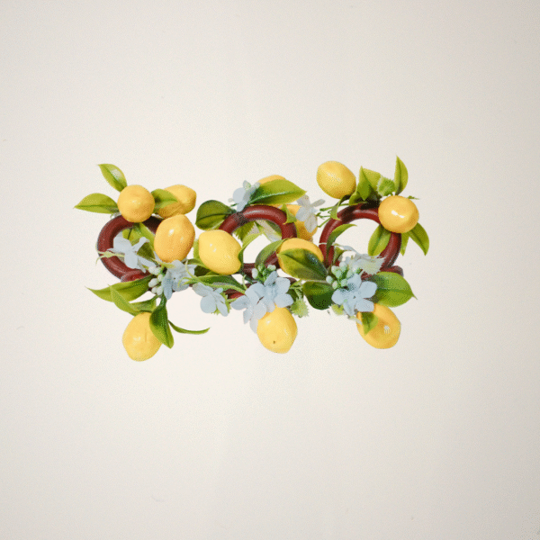 Aros de servilletas Limones - Juego de 6 - Imagen 2