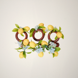 Aros de servilletas Limones - Juego de 6