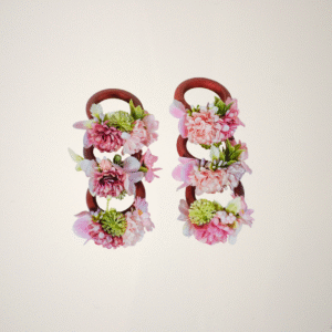Aros de servilletas Flores Rosadas