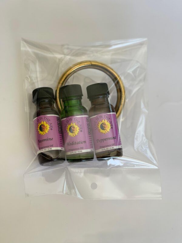 Aceites aromáticos con aro para colocar en lámpara - Set de 3 - Image 2